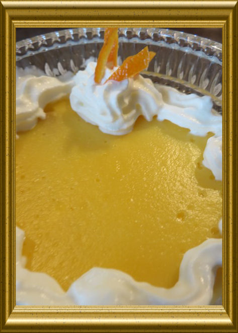 Apfelsinenflammeri aus der Taraland Lehrküche