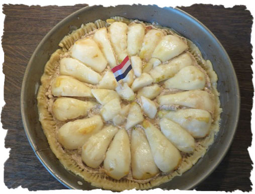 Französische Birnen-Tarte mit Mascarpone