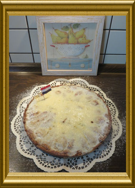 Französische Birnen -Tarte mit Mascarpone