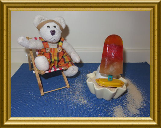 Früchtetee Regenbogen Eis am Stiel