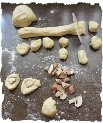 Gnocchis mit Pilzen (2)