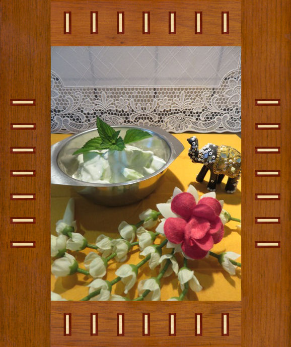 Gurken-Minz-Salat nach indischer Art