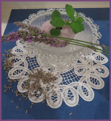 Lavendel-Sorbet aus der Provence