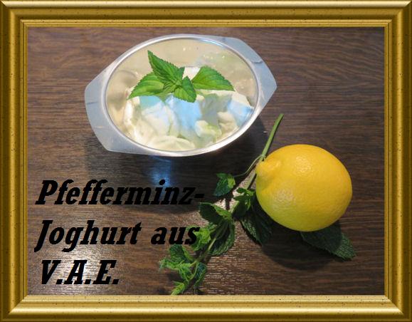 Pfefferminz-Joghurt,arabisch