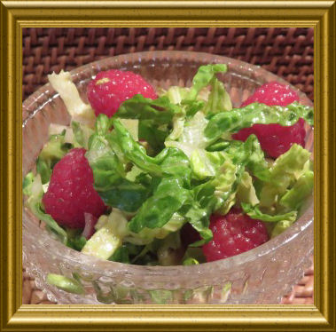 Sommersalat mit Himbeeren (2)