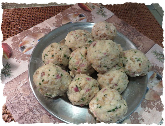 Speckknödel aus der Taraland Lehrküche