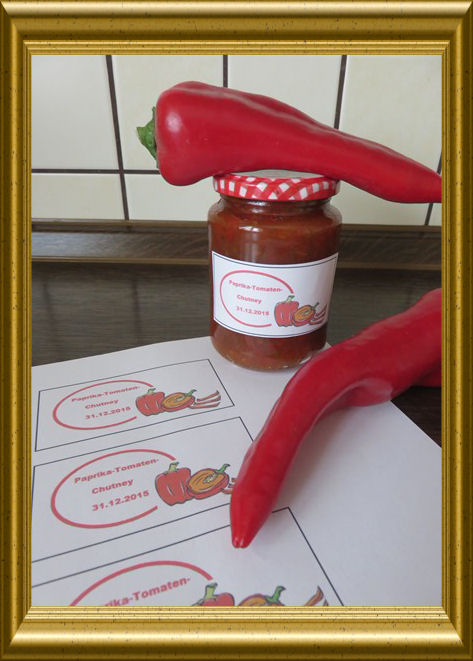 Tomaten-Paprika-Chutney aus der Taraland Lehrküche