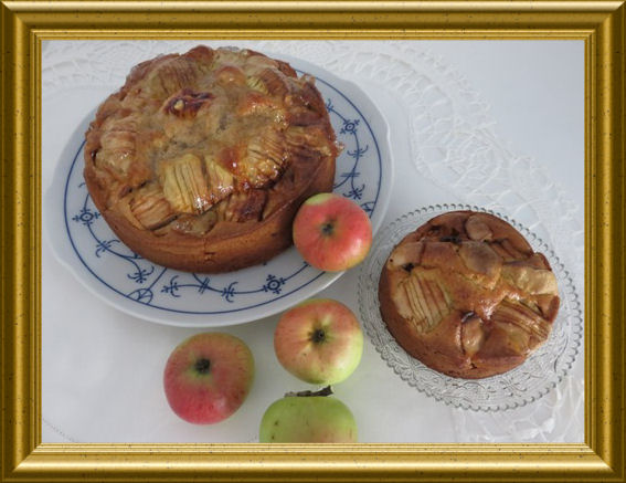 Versunkener Apfelkuchen