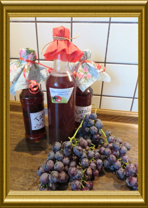 Weintraubensaft aus der Lehrküche Taraland