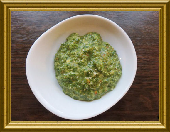 Cashew-Rucola-Pesto aus der Taraland Lehrküche