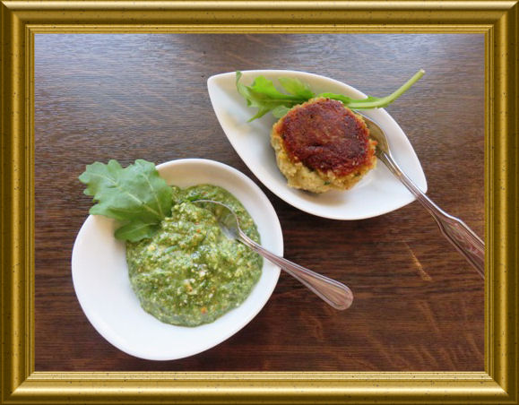 Cashew-Rucola-Pesto aus der Taraland Lehrküche