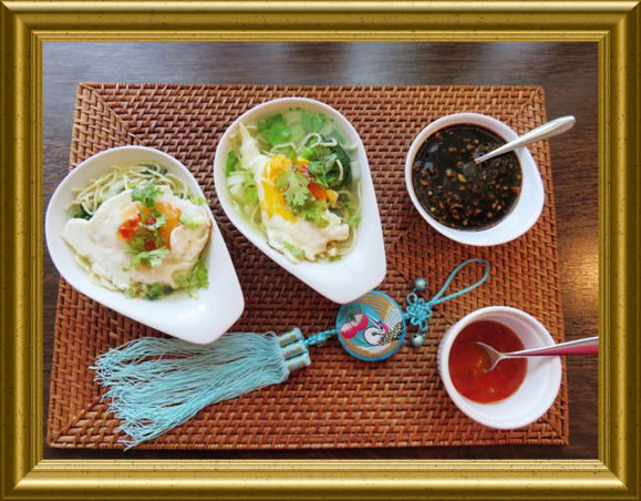 Chinesische schnelle Nudeln mit chinesischem Dressing aus der Taraland Lehrküche