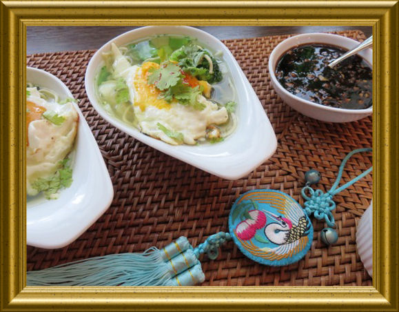 Chinesische schnelle Nudeln mit chinesischem Dressing 