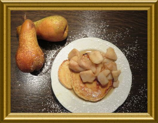 Crépes mit Karamellbirnen aus der Taraland Lehrküche