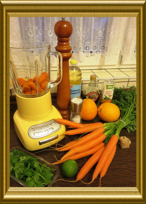 Karotten-Orangen-Smoothie aus der Taraland Lehrküche