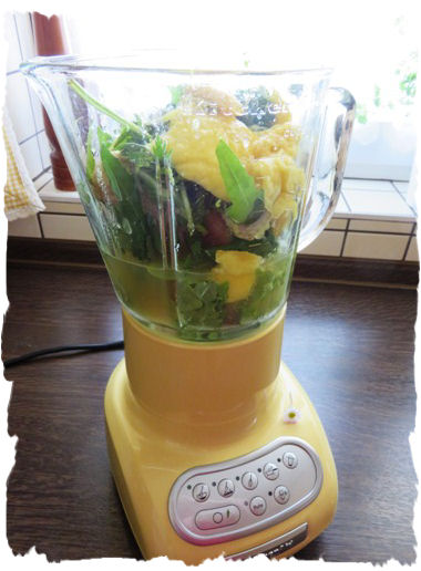 Mango-Rucola-Smoothie aus der Taraland Lehrküche