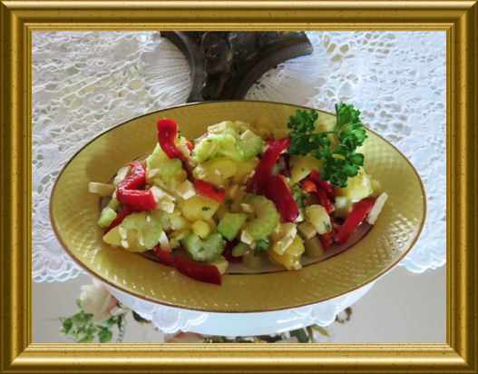 Kartoffel-Feta-Salat aus der Taraland Lehrküche