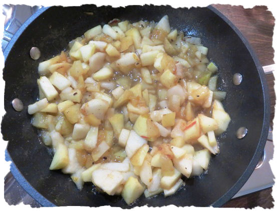 Obstkompott für Gebäck