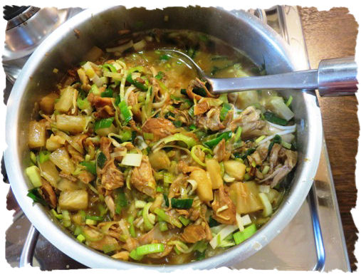 Englischer Curryhähnchen Pie Füllung