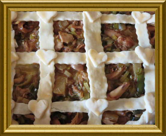 Englischer Curryhähnchen Pie aus der Taraland Lehrküche