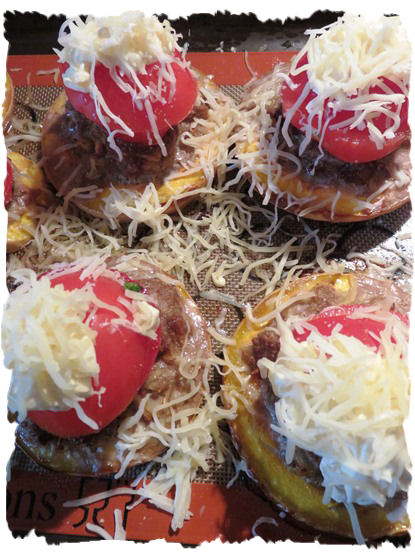 Gefüllte Kürbisringe aus Sibirien