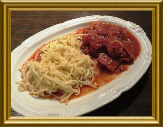 Krabben-Chorizo-Sauce aus der Taraland Lehrküche