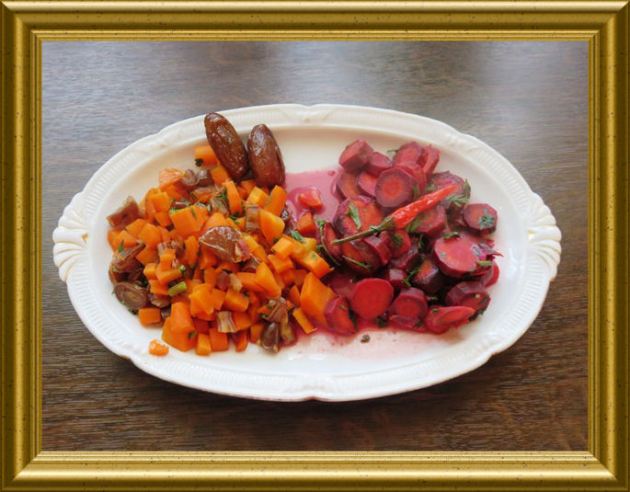 Möhren Karotten Gemüse zweierlei aus der Taraland Lehrküche