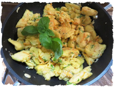 Pikanter Kaiserschmarrn aus der Taraland Lehrküche