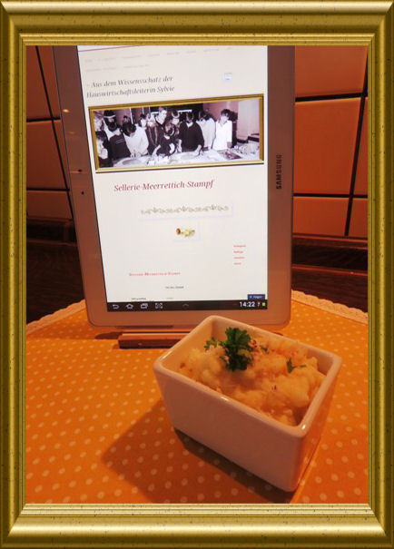 Sellerie-Meerrettich-Stampf