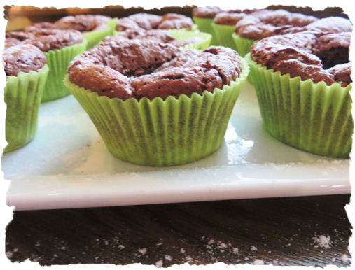 Gefüllte Schokomuffins aus der Taraland Lehrküche