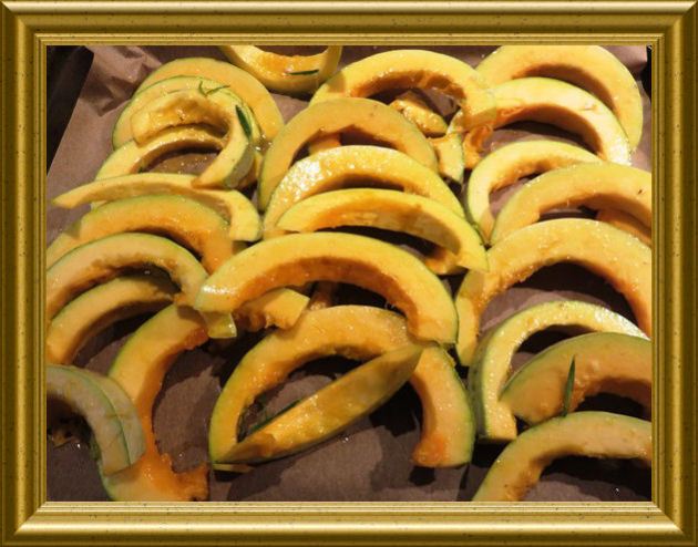 Kürbisspalten gebacken aus der Taraland Lehrküche