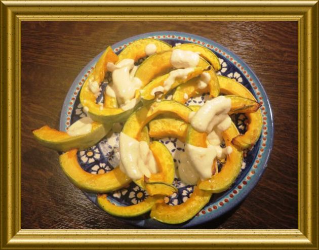 Kürbisspalten gebacken aus der Taraland Lehrküche