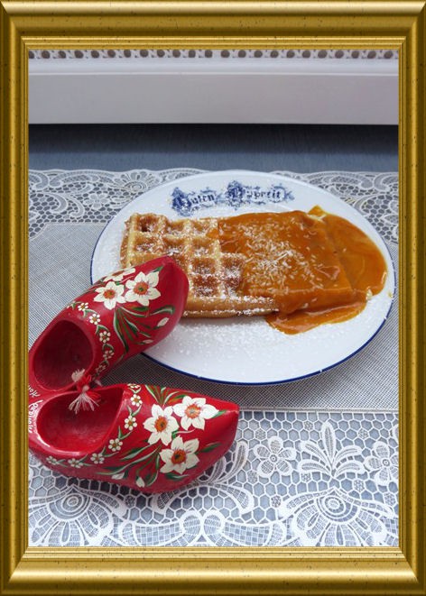 Kokoswaffeln mit Mangopüree aus der Taraland Lehrküche