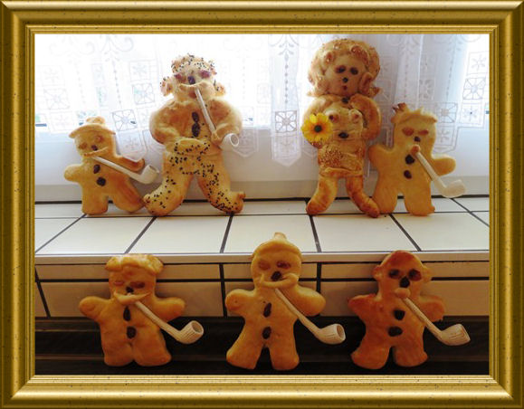 Martinswecken Stutenkerle aus der Taraland Lehrküche zum St. Martinstag