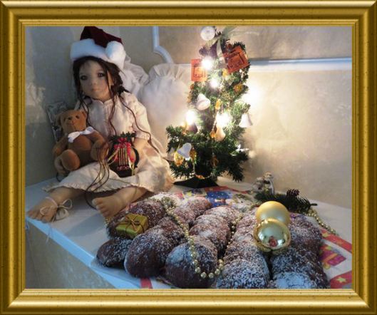 Christmas Crinkle Chocolate Cookies aus der Taraland Lehrküche 