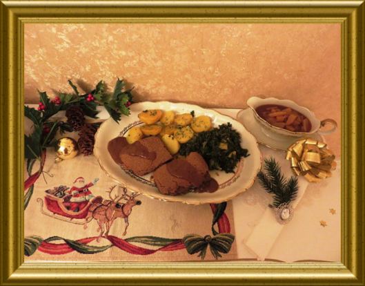 Hirschrücken mit Spekulatiuskruste aus der Taraland Lehrküche