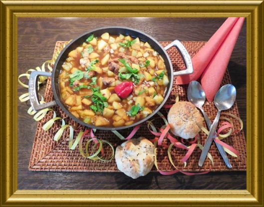 Putenpfanne mit Äpfeln aus der Taraland Lehrküche