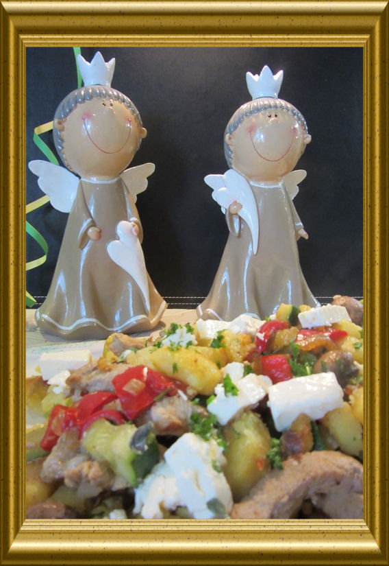 Schafskäse-Kartoffel-Pfanne aus der Taraland Lehrküche