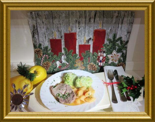 Schweinebraten mit Quitten aus der Taraland Lehrküche