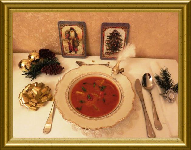 Tomatencrémesuppe mit Basilikum aus der Taraland Lehrküche