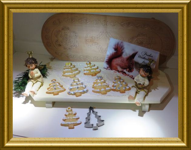 Weihnachtsbaum Plätzchen aus der Taraland Küche