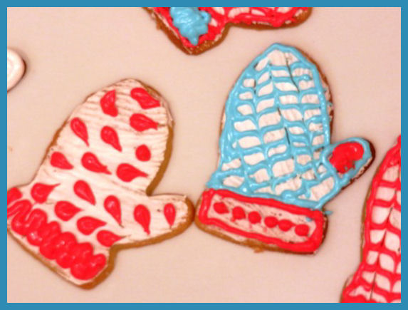 Fäustlinge für den Winter mit Icing aus der Taraland Lehrküche