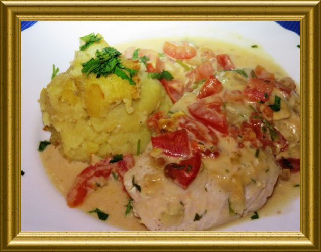 Gefüllte Pute mit Marsalasauce aus der Taraland Lehrküche