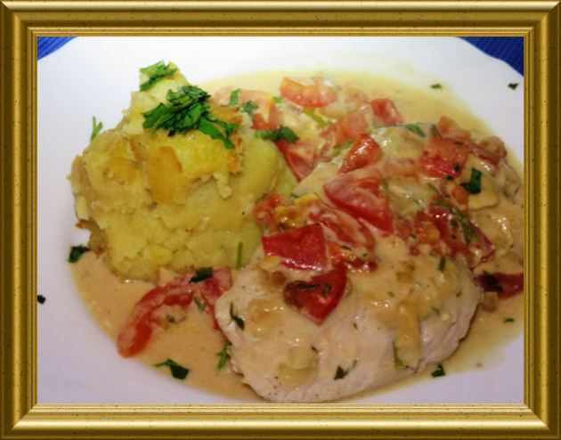 Gefüllte Pute mit Marsalasauce aus der Taraland Lehrküche