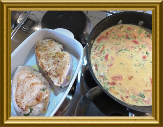 Gefüllte Pute mit Marsalasauce aus der Taraland Lehrküche