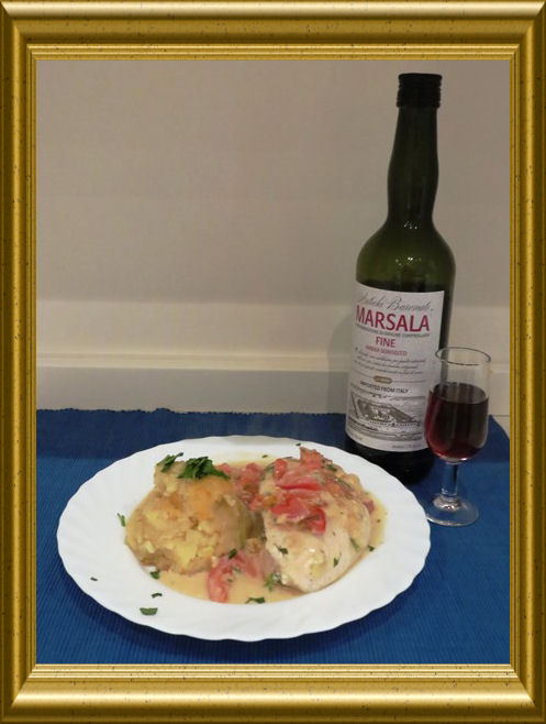 Gefüllte Pute mit Marsalasauce aus der Taraland Lehrküche