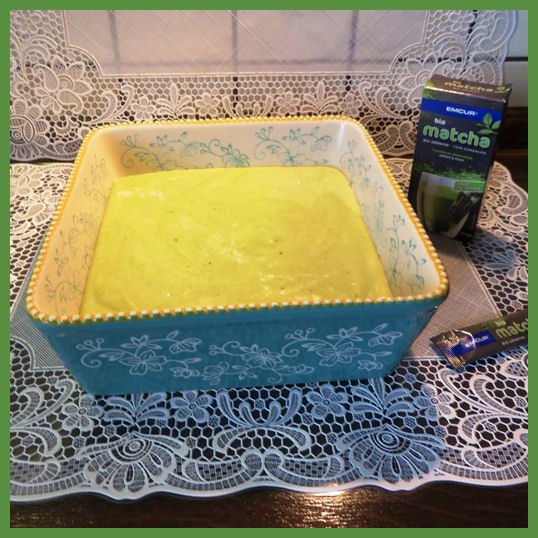 Japanischer Matcha Kuchen aus der Taraland Lehrküche