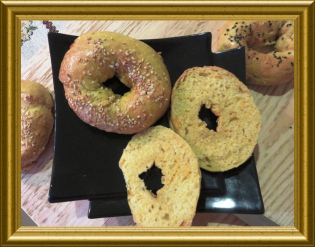 Kürbis Bagels aus der Taraland Lehrküche