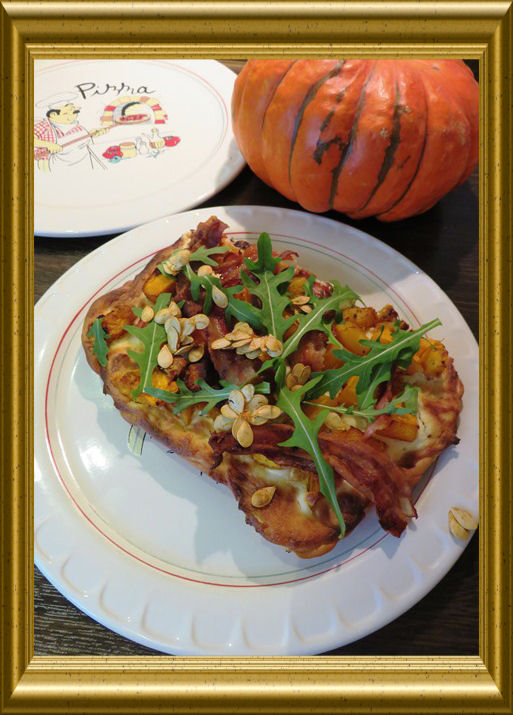 Kürbis Pizza aus der Taraland Lehrküche