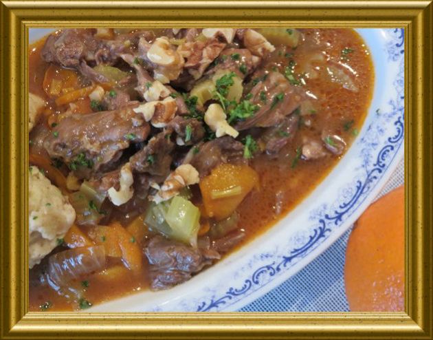 Ochsenschwanzragout mit Orange aus der Taraland Lehrküche